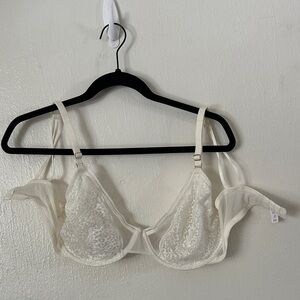 Auden Cream Lace Bra